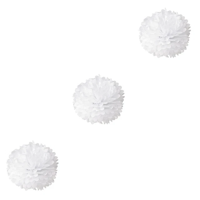 30 pompones de papel tisular 25 cm para boda / fiesta / suministros para fiesta