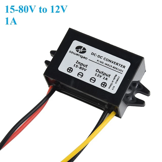 Convertitore CC WG15-80S1201 Impermeabile 15-80 VDC Piccolo Modulo Step-Down