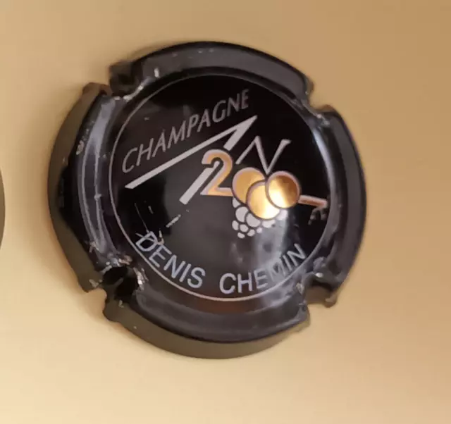 Capsule de champagne AN 2000 ☆ DENIS CHEMIN ☆  rare