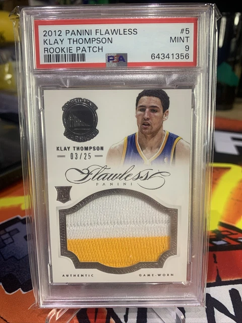 2012 Klay Thompson RC RPA patch auto /25