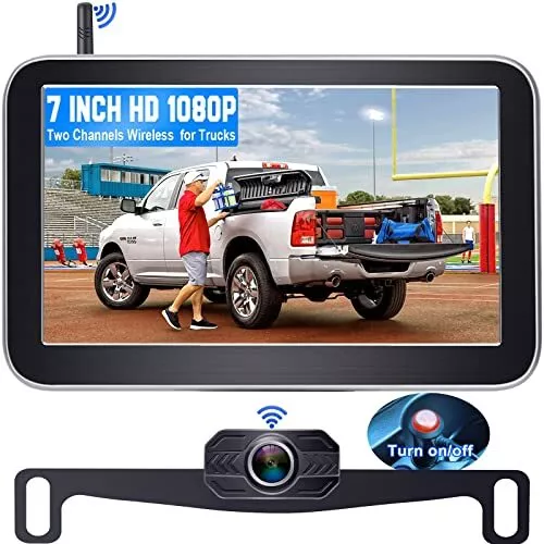 DoHonest Wireless Backup Camera 7-Inch: Plug and Play Easy to Install Truck