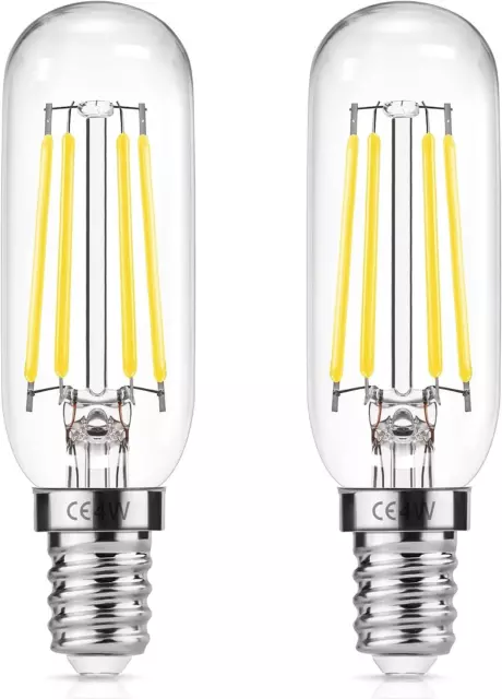 4W LED Cooker Hood Bulbs, T25 Light Bulbs for Daylight White 6000k