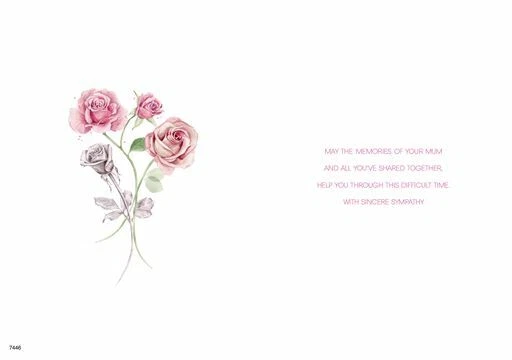 MUM SYMPATHY CONDOLENCE Card On The Sad Loss Of Your Flower Design ...