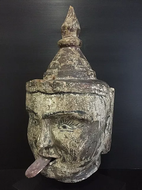 Antique Burmese puppet head