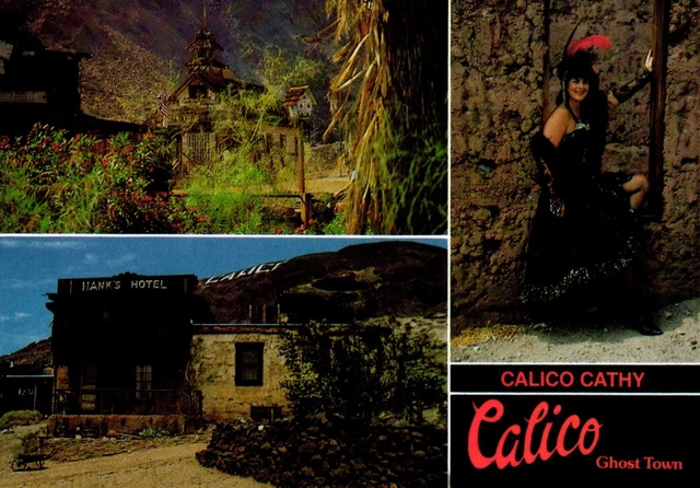 Calico Cathy Calico Ghost Town San Bernardino Park California Postcard
