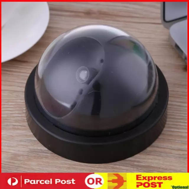 Fake Dummy Simulation Dome Camera Red LED Blinking Light Security Camera