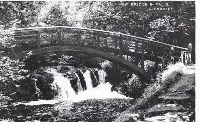 New Bridge & Falls | Glenariff | Antrim | N Ireland | Waterfall Postcard