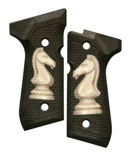 Rio Grande Veritas Aequitas Beretta 92/96 M9 Grips – Boondock Saints Polymer Black - View #3