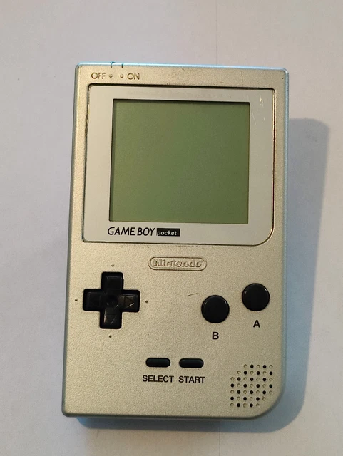 GameBoy Pocket Argenté MGB 001 Nintendo Silver Console Original