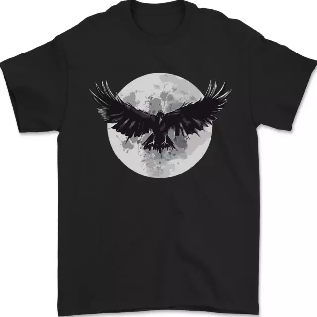 Raven Moon Vikings Mens T-Shirt 100% Cotton