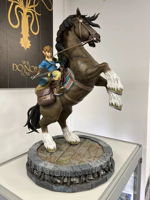 Figurine Legend Of Zelda Statue Link On Horsback 56cm