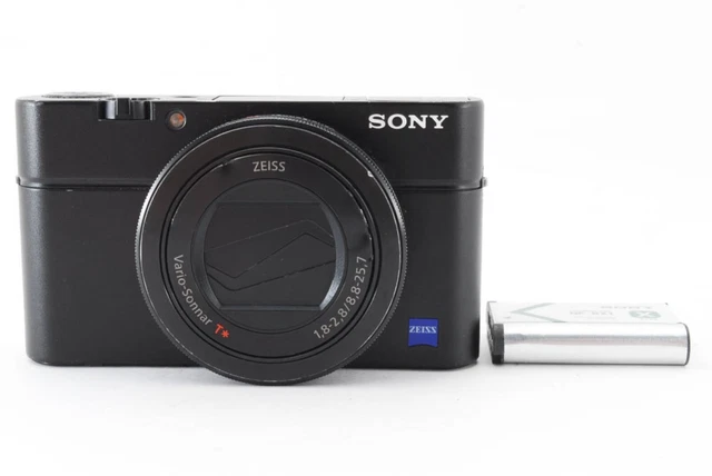 Sony DSC-RX100 III 20.1 MP Digital SLR Camera RX100M3 Black W/Battery Fast Ship