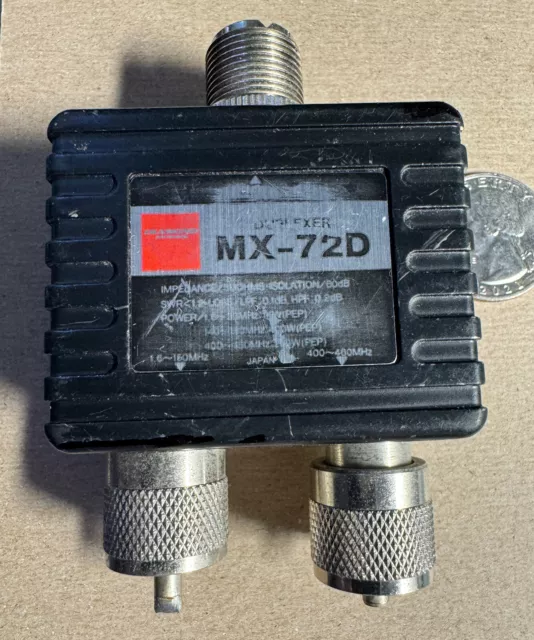 Diamond Antenna Duplexer MX-72D HF/VHF & UHF