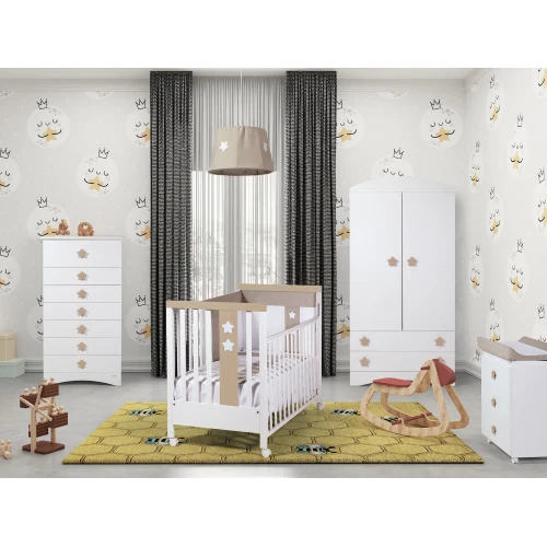 Bebex Lettino + Bagnetto Orion Bianco Sabbia
