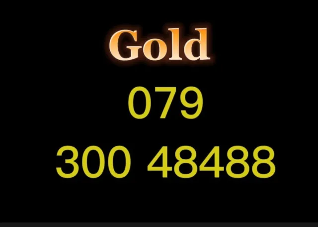Gold Easy Vip Memorable Mobile Phone Number Diamond Platinum Sim Card