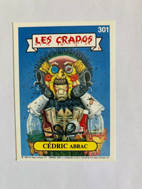 Carte autocollant  301 Les Crados 2 - Cédric Abrac sticker Art Spiegelman