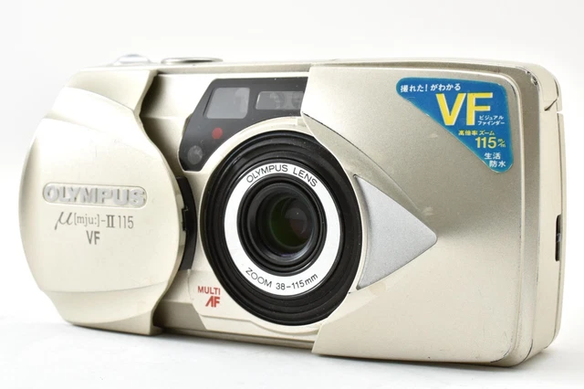 NEAR MINT+++] OLYMPUS μ mju II 115 VF Point & Shoot 35mm Film