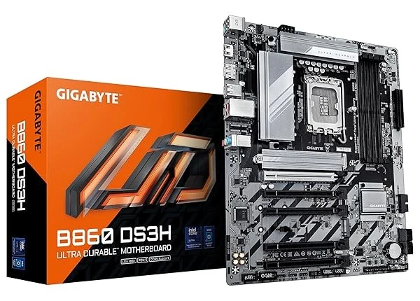 GIGABYTE B860 DS3H Motherboard - Supports Intel Core Ultra CPUs 9066MHz ...