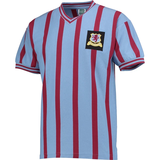 Aston Villa 1957 FA Cup Final Retro Fußball Shirt Trikot Kurzarm Herren Fanatics