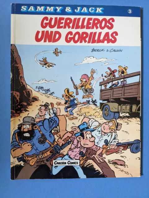 SAMMY & JACK # 3  Guerilleros und Gorillas BERCK & CAUVIN ( Spirou) CARLSEN 1. A