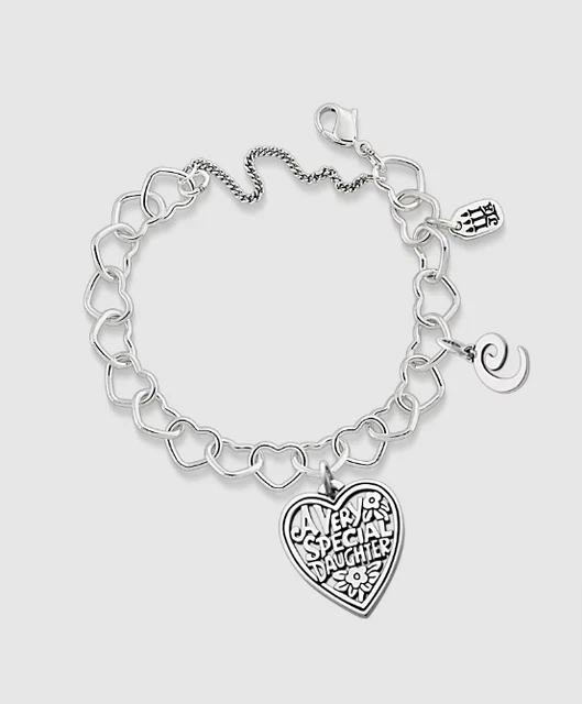 James avery connected hearts charm bracelet discount