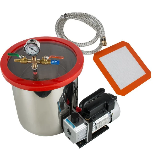 5 GALLON VACUUM Degassing Chamber Kit for Efficient Air Bubble Removal