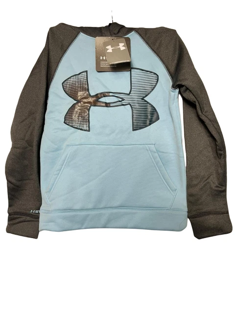 Under armour Ragazzi' Storm Pile Jumbo Grande Logo Pullover con Cappuccio - XS