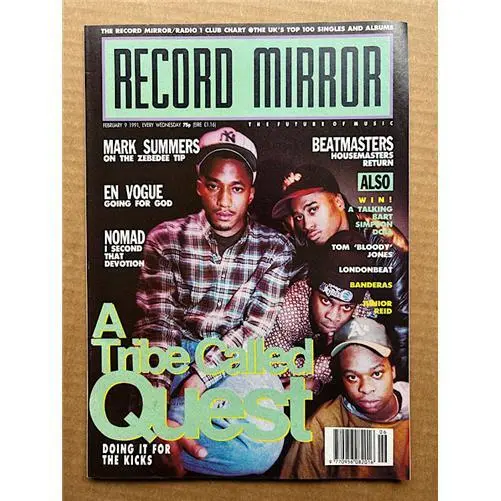 A Tribe Called Quest Record Mirror Magazine February 9 1991 - A Tribe Called Que