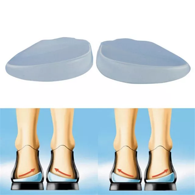 Foot Care X/O Type Legs Correction Silicone Insole Leg Varus Orthotics Brioche