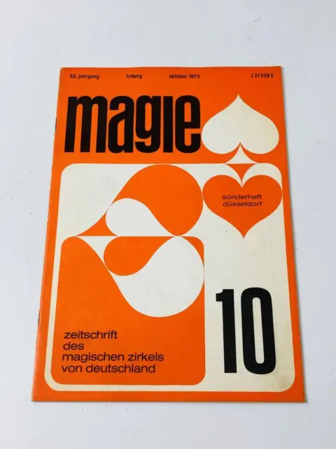 Magie - Zeitschrift des magischen Zirkels | 53. Jahrgang, Heft 10, Oktober 1973