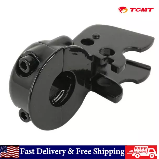 Clutch Lever Mount Bracket Perch Black Fit For Harley Sportster Softail Dyna