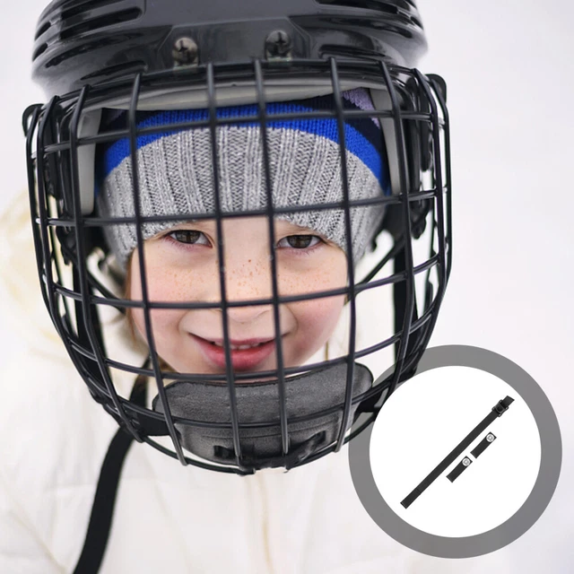 3 Pcs Replacement Polyester Chin Strap Hockey Sports Helmet Loop