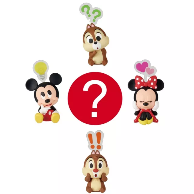 Disney Blind Box Bag Capsule Mickey Mouse Minnie Chip Dale 1 Random Mini Figure