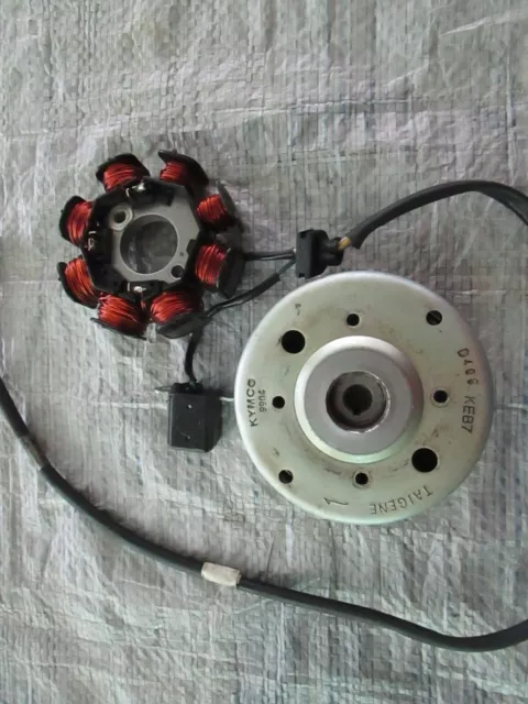 Statore Volano Originale Kimco  Dink 50 Cc 2 T A Liquido Motore Ky-Sh10