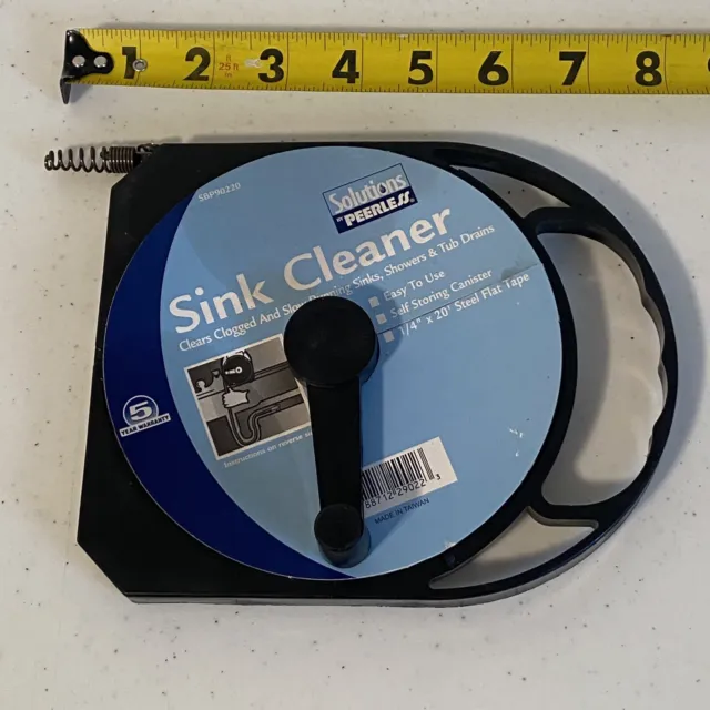 VTG Solutions by Peerless Sink Cleaner 1/4"x20ft Steel Flat Tape Self Storing