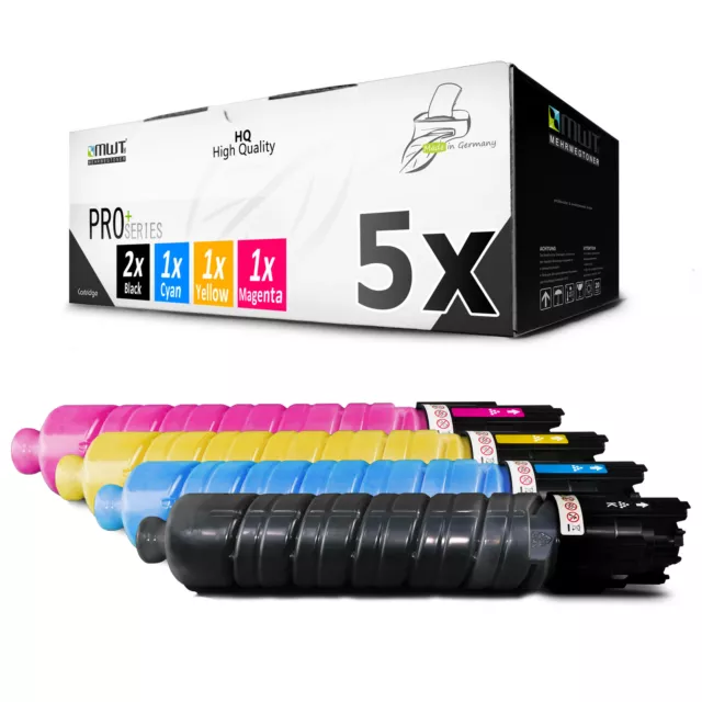 5x Druckerpatronen für Ricoh SP C441DN C440DN C431dn C430 C430dn C431dnhw CMYK