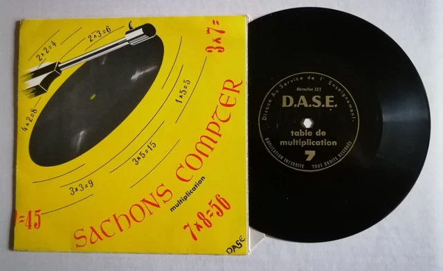 &SACHONS COMPTER& TABLE DE MULTIPLICATION SONORE - 7