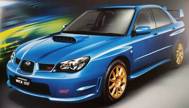 Subaru Impreza WRX STI Car Brochure - 2.5-Litre DOHC Turbo - Solberg WRC 2005/6