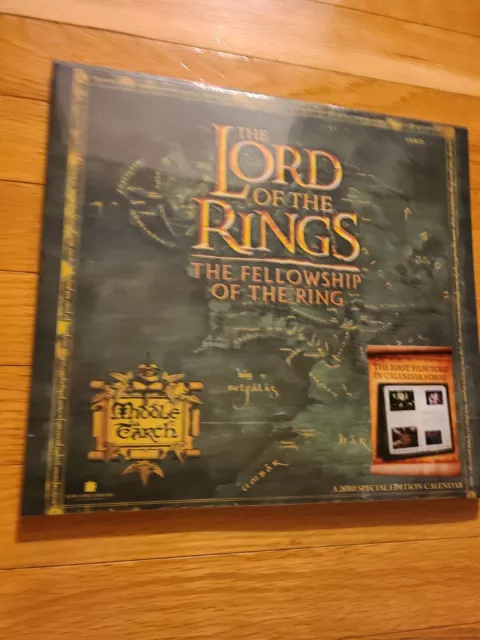 SEALED The Lord Of The Rings FOTR 2010 Special Edition Calendar SAP # 640251 new