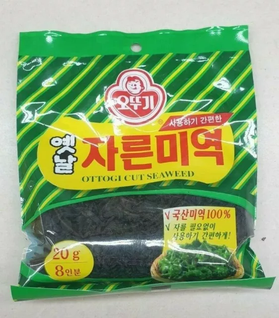 OTTOGI Cut Seaweed dried Sea Miyeo Ingredients 20g for 8 servings korean food
