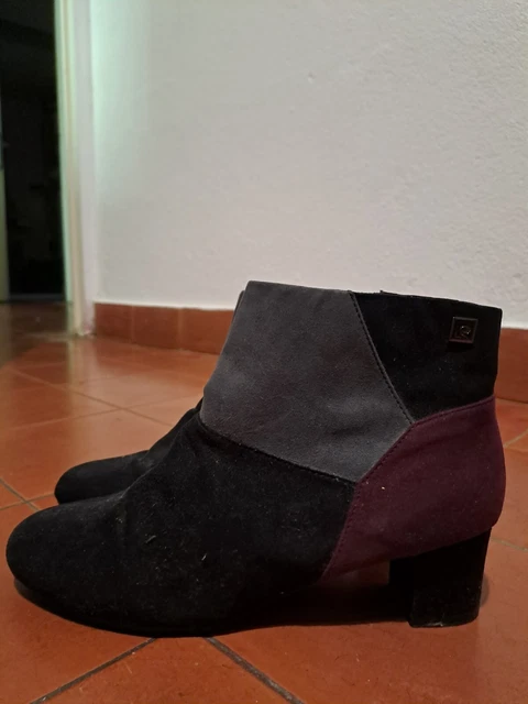 Bottines POTI PATI Marron Femme Taille 38 - Velours, Talon 2-7 Cm, Neuf