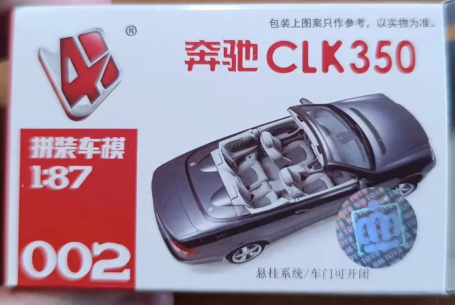 Automodello 1/87 Mercedes CLK 350 Scala H0 Da Montare