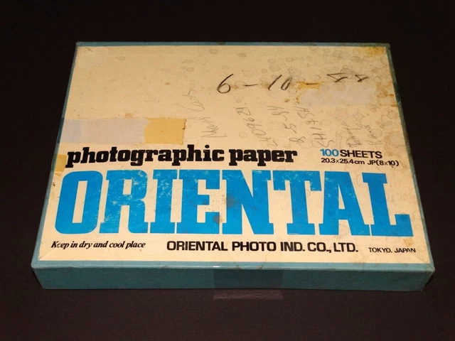 Papel Oriental Seagull G-1 bromuro (brillante) 20,3x25,4 cm (8x10 pulgadas) - más de 90 hojas