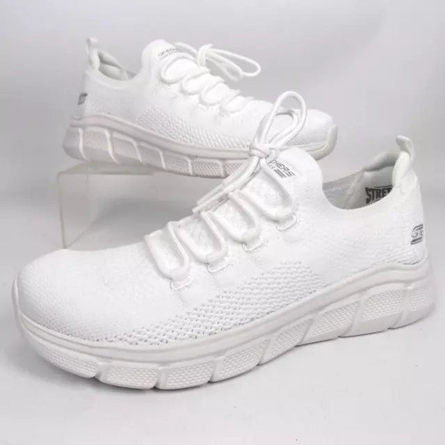 Skechers BOBS Sport Women Walk Sneakers Size 8.5 M, White Shoes NEW 9281