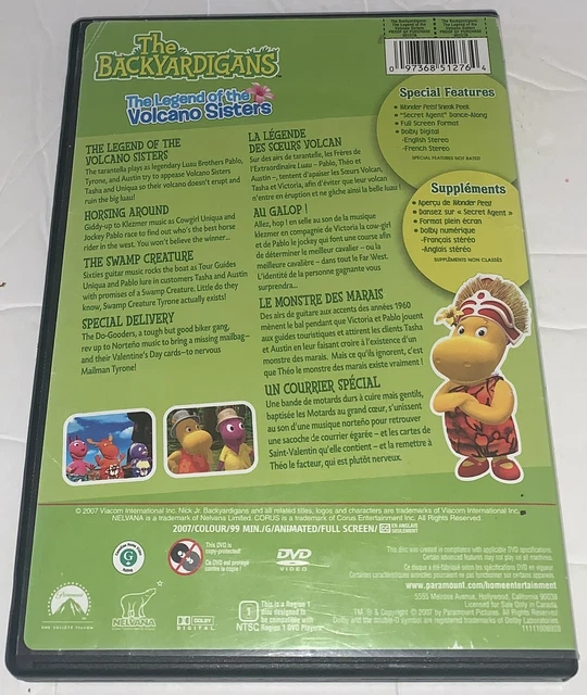 Backyardigans Volcano THE BACKYARDIGANS : The Legend of the Volcano Sisters ( DVD, 2007 ...