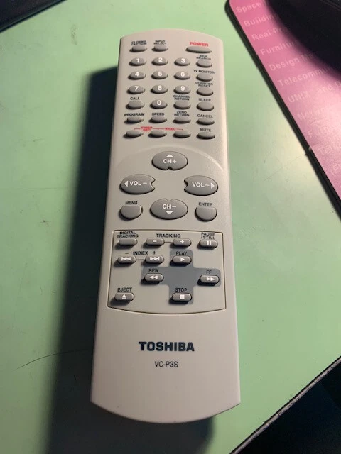 Genuine TOSHIBA Remote Control VC-P3S TV VCR Combo