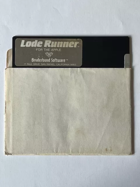 Lode Runner - Broderbund - Apple II +, IIe, IIc, IIgs