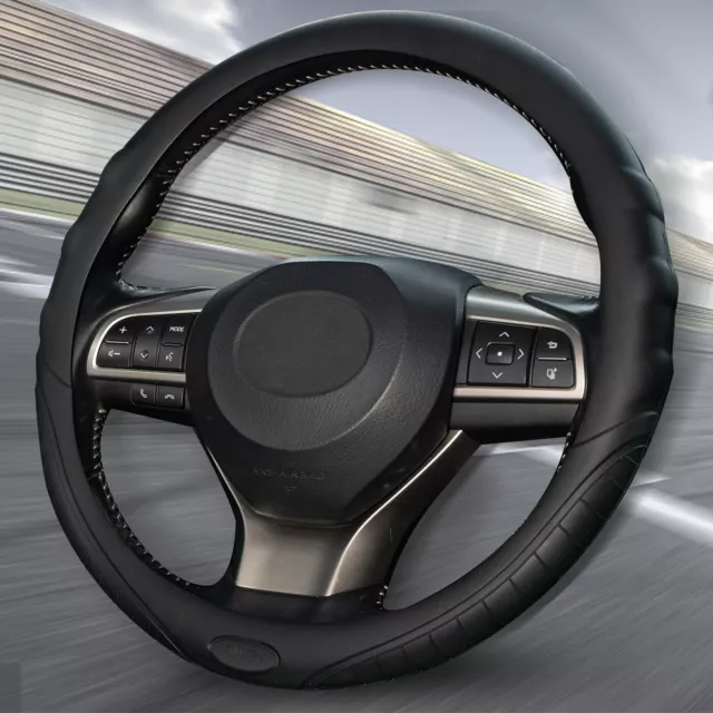 14"~15" Silicone Steering Wheel Cover Golve Universal Auto Car Non-slip Leather