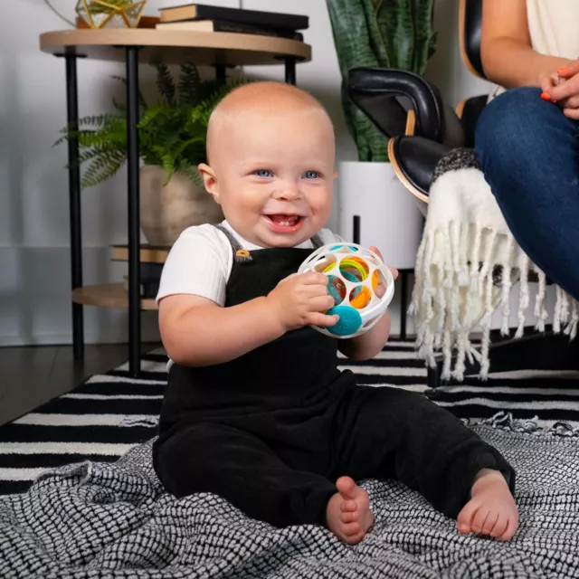 Baby Einstein Grip & Spin Oball Easy Grasp Rattle Toy, BPA Free, 0+ Months 3