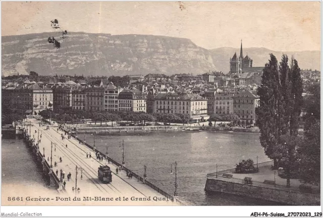 Aehp6-0504- Suisse - Geneve - Pont Du Mont-Blanc Et Le Grand Quai